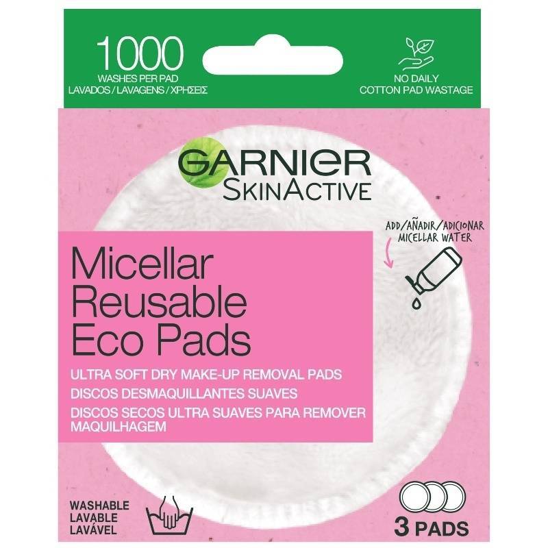 Garnier Skinactive Micellar Reusable Eco Pads 3 Pieces