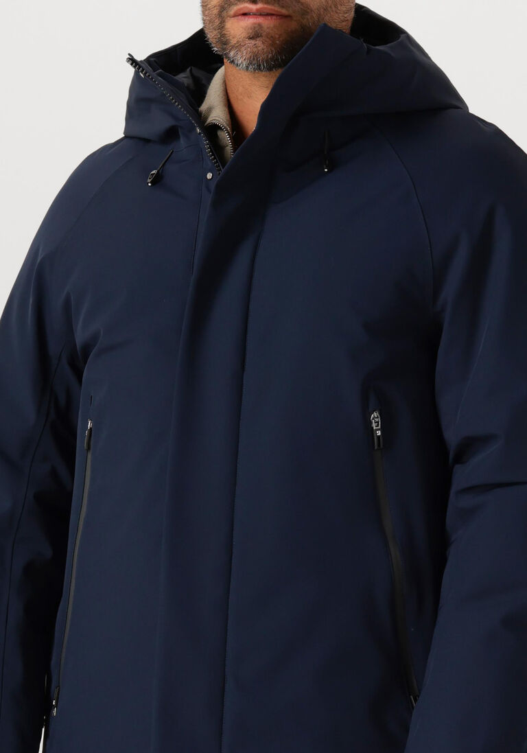 donkerblauwe krakatau parka's 125200008