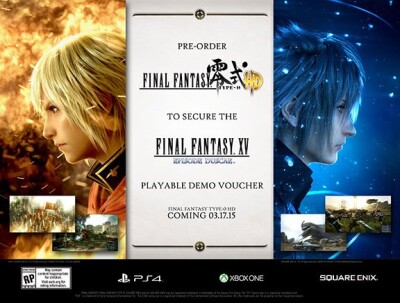 Final Fantasy Type - 0 HD - Inc. Final Fantasy Xv Playable Demo - Xbox One