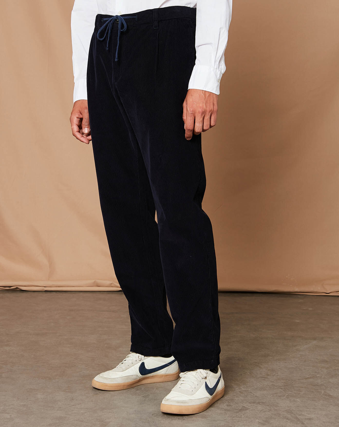Hartford Pantalon en velours côtelé Tanker marine