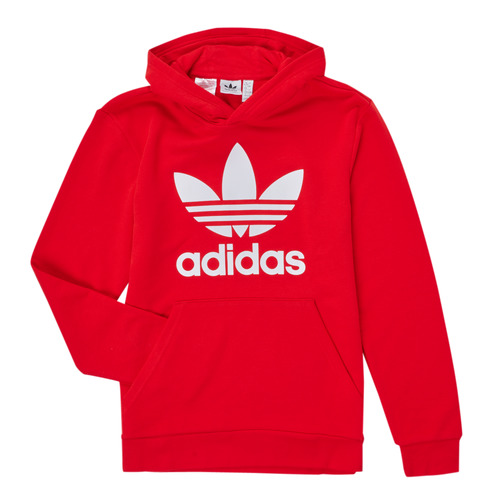 adidas Originals - TREFOIL HOODIE - Rouge