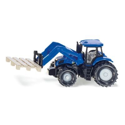 1:87 New Holland W/Fork For Pallets & Pallet
