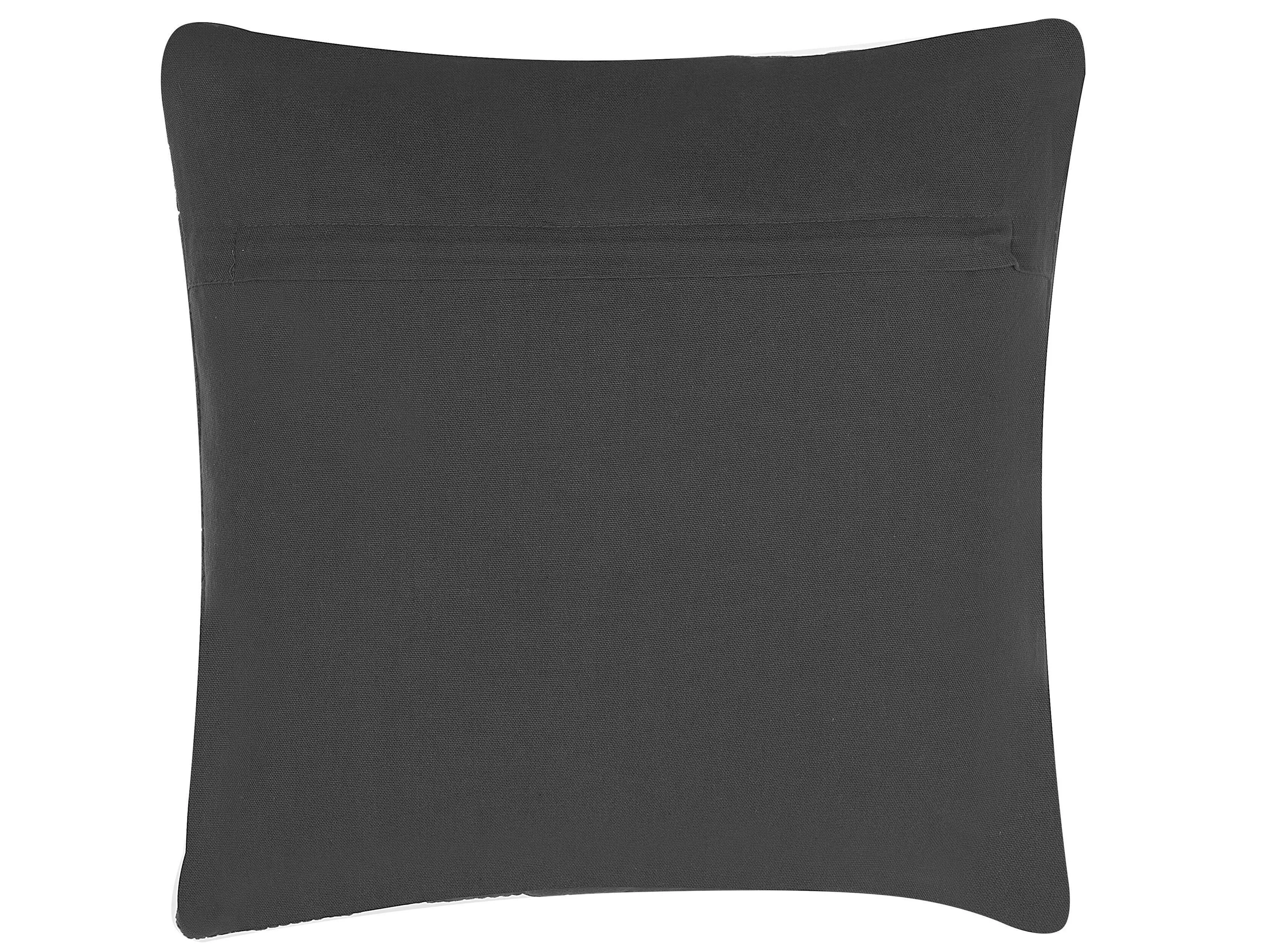 Sierkussen LALAM Katoen 45 x 45 cm Grijs chevron patroon