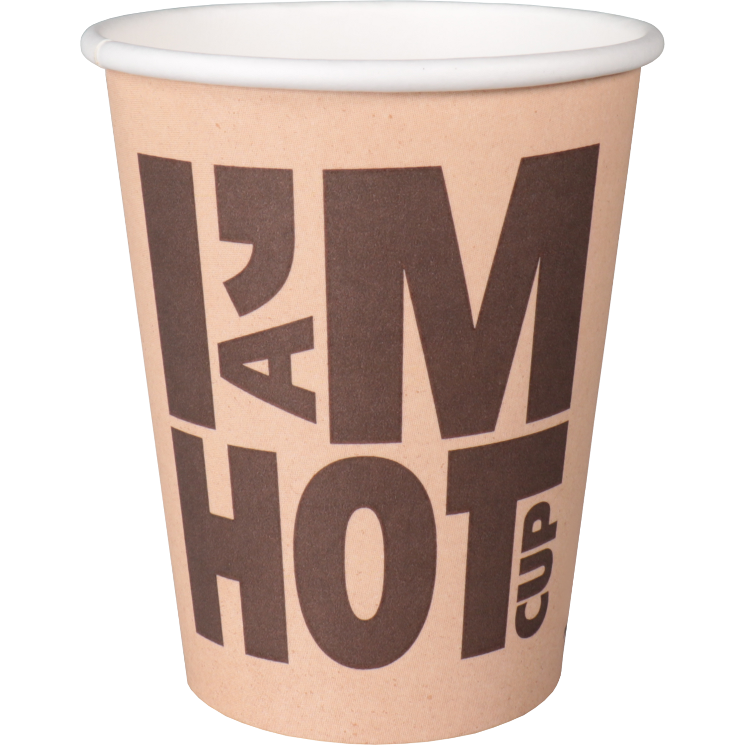 Depa, Koffiebeker, I´M a HOT cup, Karton + PE, 250ml, 8oz, 92mm, bruin