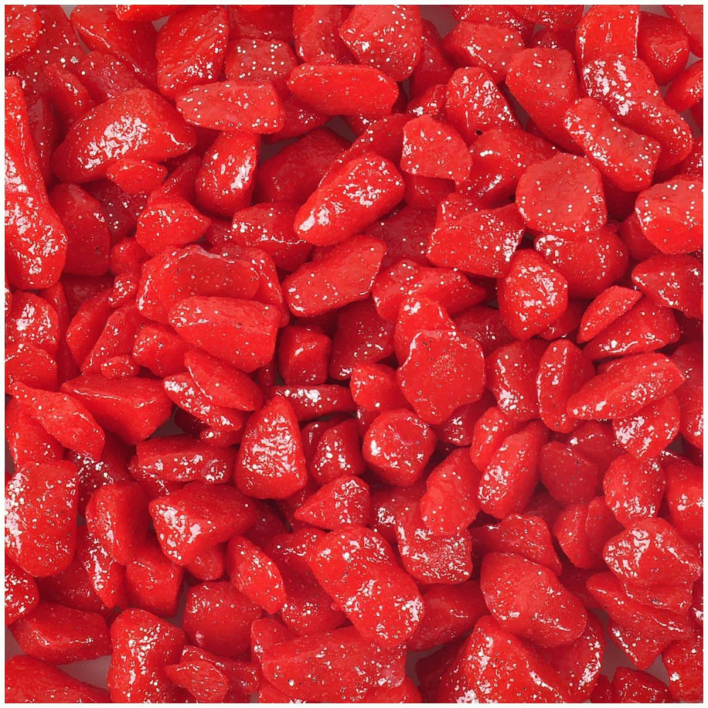 Gravier brillant néon rouge 1 kg aquarium