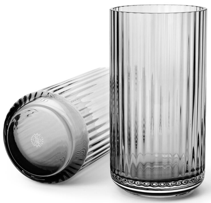 Lyngby Porcelæn Lyngbyvasen glas smoke Røg