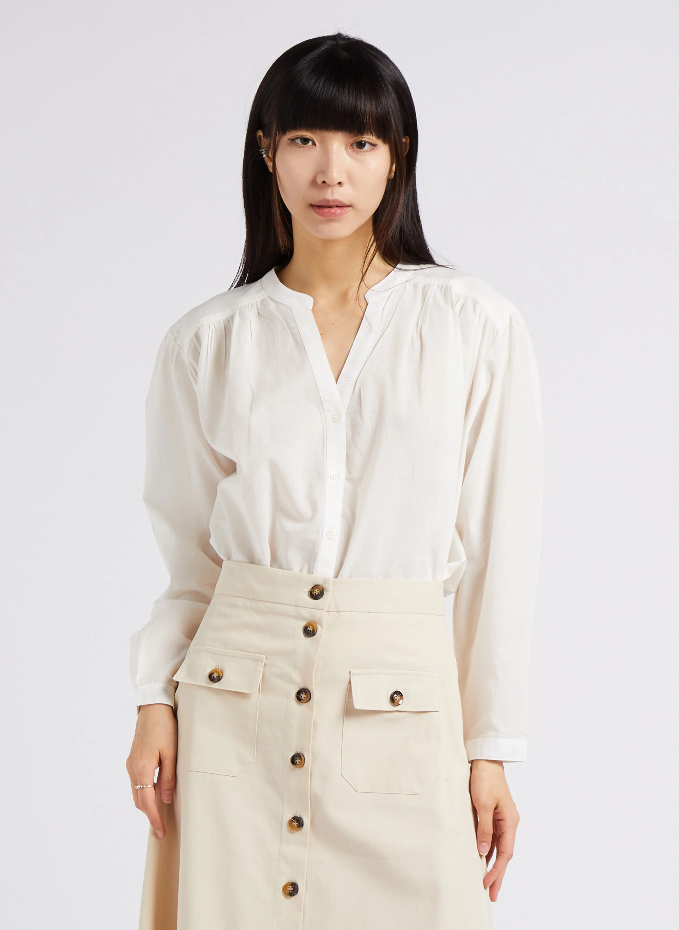 BOLIA - Blouse ample en coton| Blanc