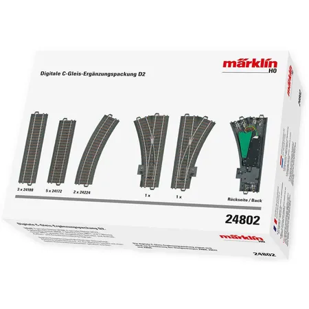 Märklin Digitale C-Gleis-Ergänzungspackung D2