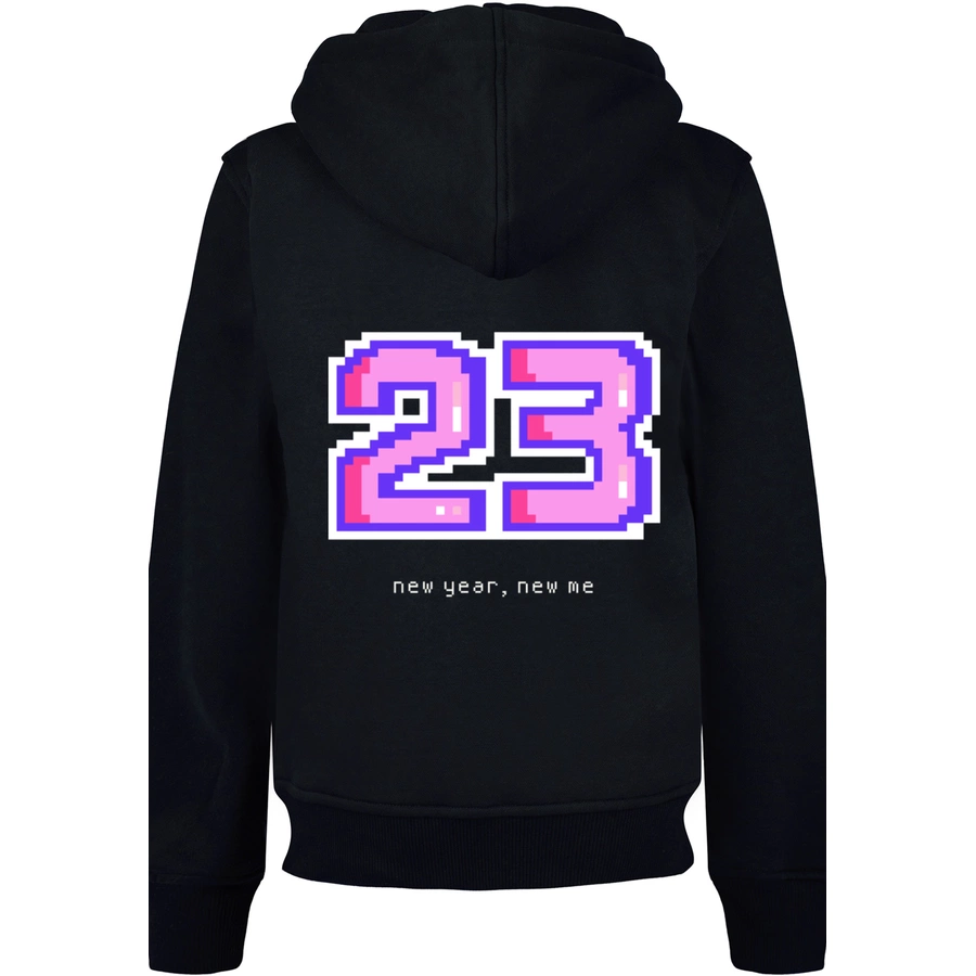 F4NT4STIC Hoodie SIlvester Party Happy People Only schwarz