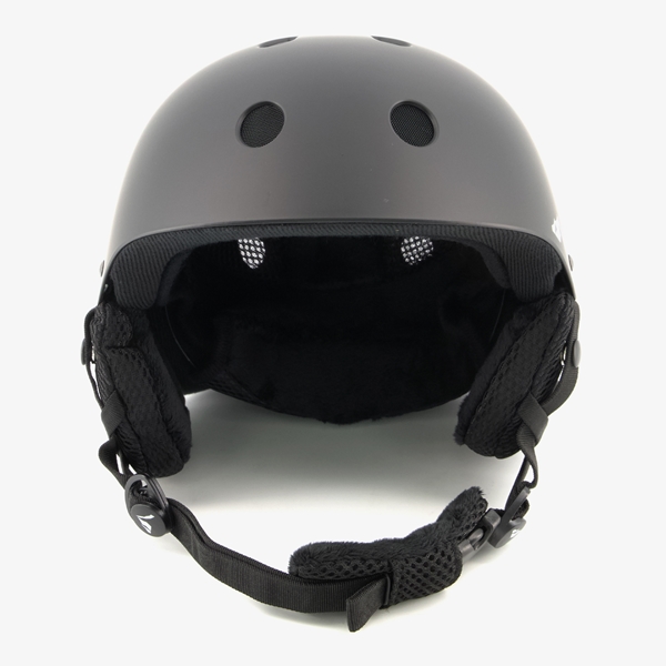Mountain Peak kinder skihelm zwart
