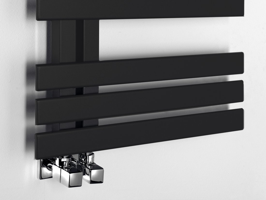 Sapho Silvana radiator mat zwart 50x124cm 561W