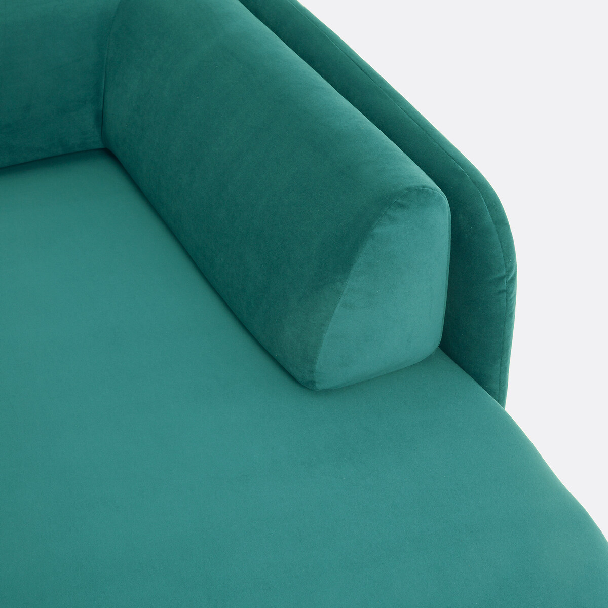 LA REDOUTE INTERIORS<br>Links de cadeira comprida, fluweel, Meridiano