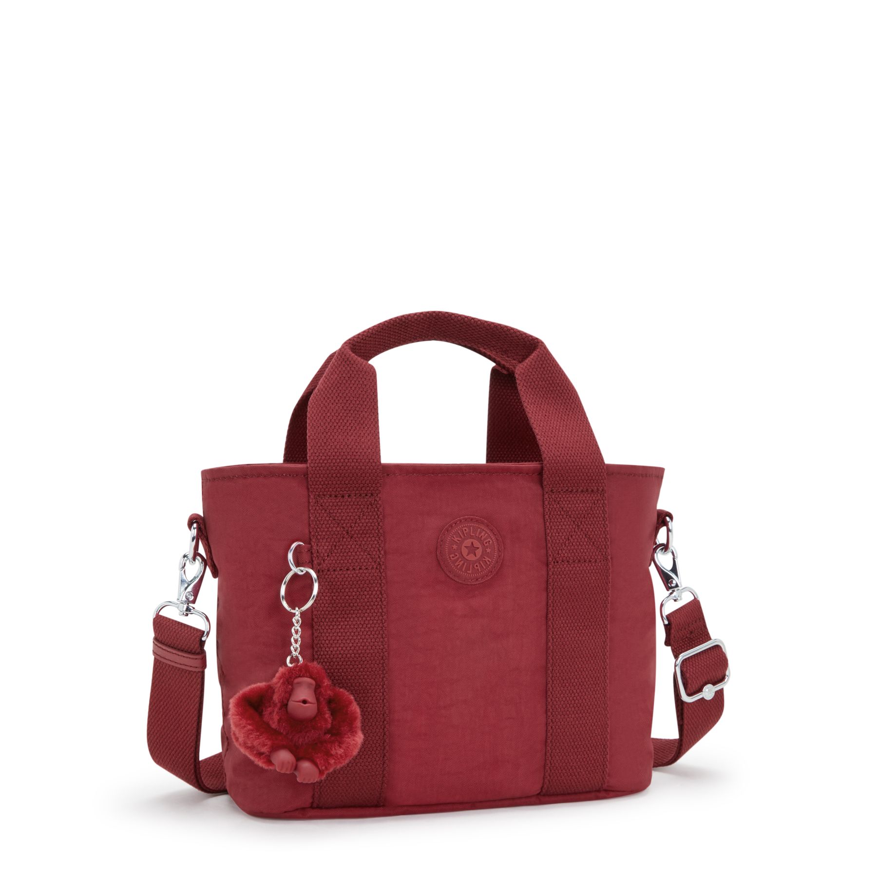 MINTA Sac fourre-tout moyen avec poignées de transport et sangle réglable - Funky Red