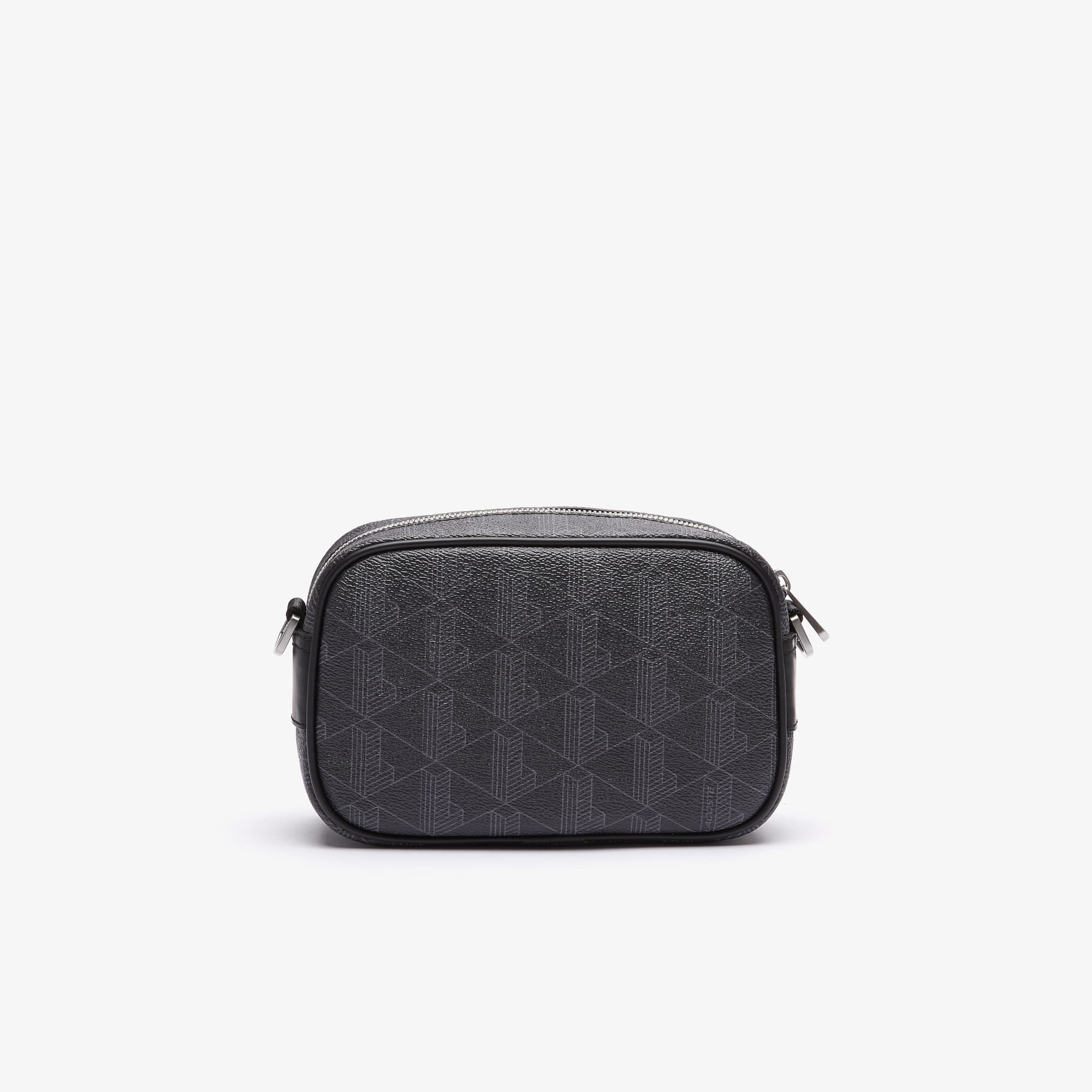 Petite sacoche croisée The Blend en toile monogramme Sacoches & Pochettes - Noir - Lacoste - Homme