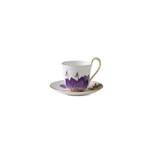 Royal Copenhagen Flora Højhankskop Med Underkop, Stedmoder, 27 cl