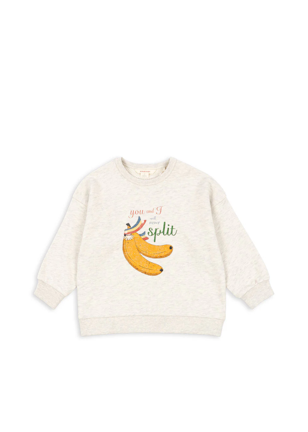 Loupy lou sweatshirt - off white melange - 6M