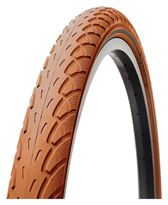 Pneu vtt/urbain 26x1.75 tr Deli marron anticrevaison 1.3mm sa-206 (47-559)
