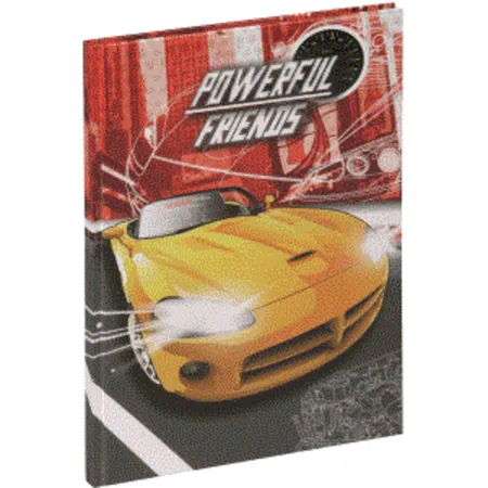 Pagna Freundebuch Powercars, 60 Seiten, sortiert