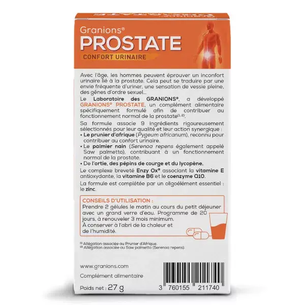 Granions Próstata 40 cápsulas