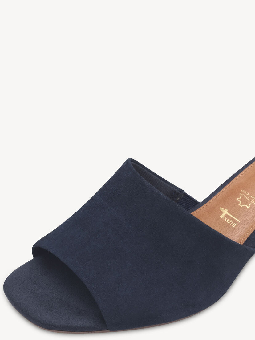 Leren Slipper - blauw