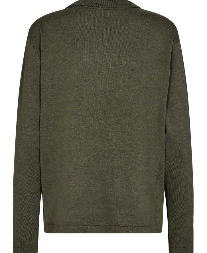 Saint Tropez MilaSZ Polo Pullover Army green melange