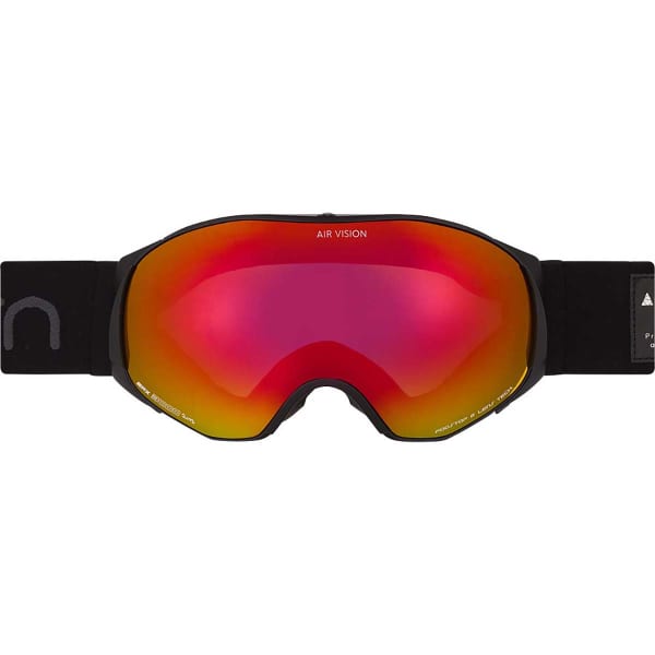 Masque de ski CAIRN AIR VISION OTG SPX3 MAT BLACK ORANGE