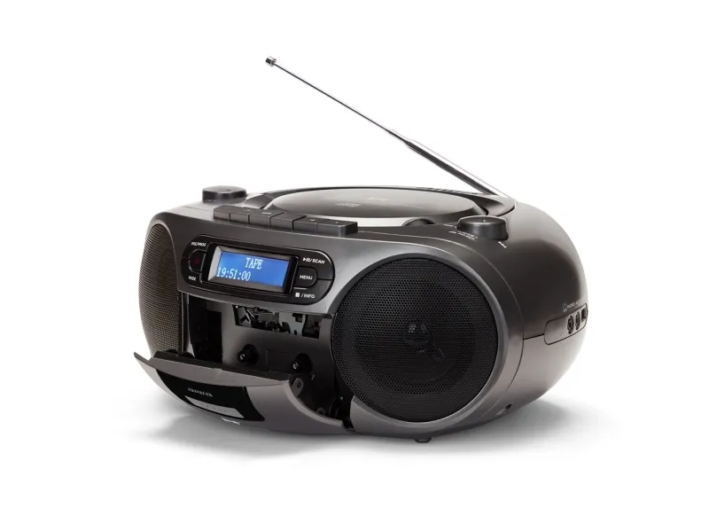 Aiwa BBTC-660DAB/MG, Analog & digital, DAB , FM, Afspiller, CD, Program, Top