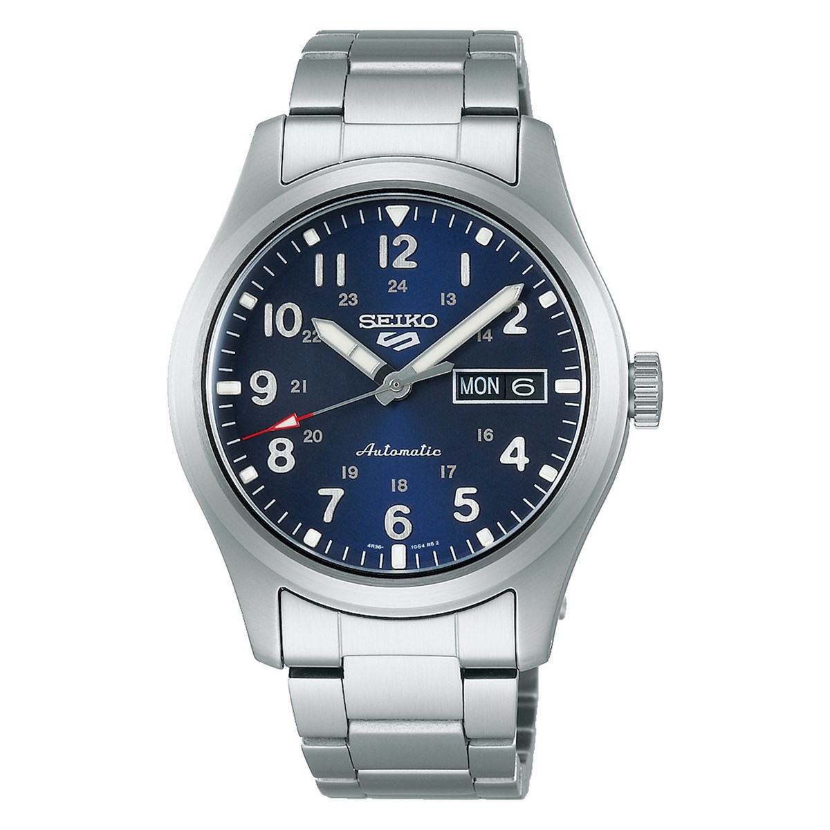 Montre Seiko 5 Sports automatique acier cadran bleu