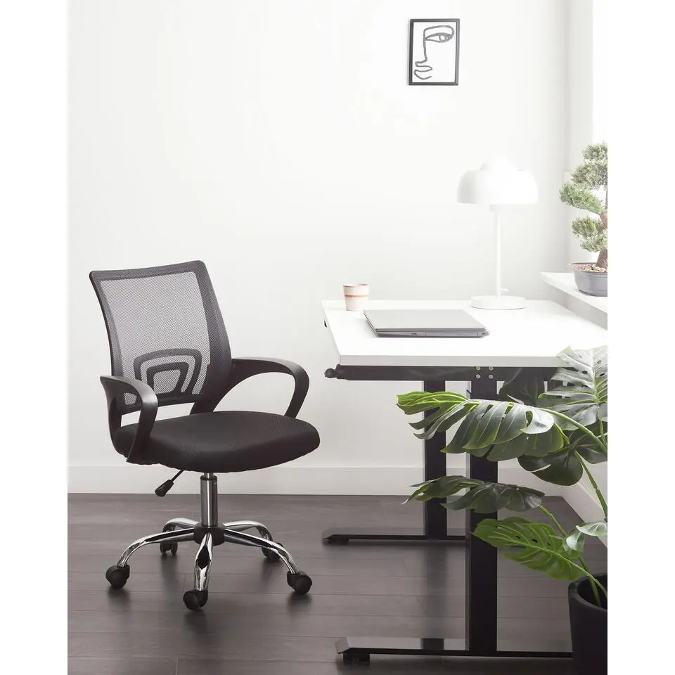 SOLID - Bureaustoel - Zwart - Polyester