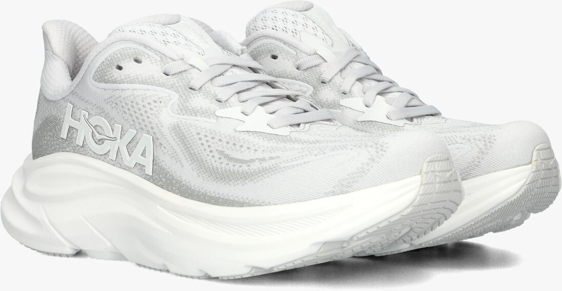 grijze hoka lage sneakers clifton 10