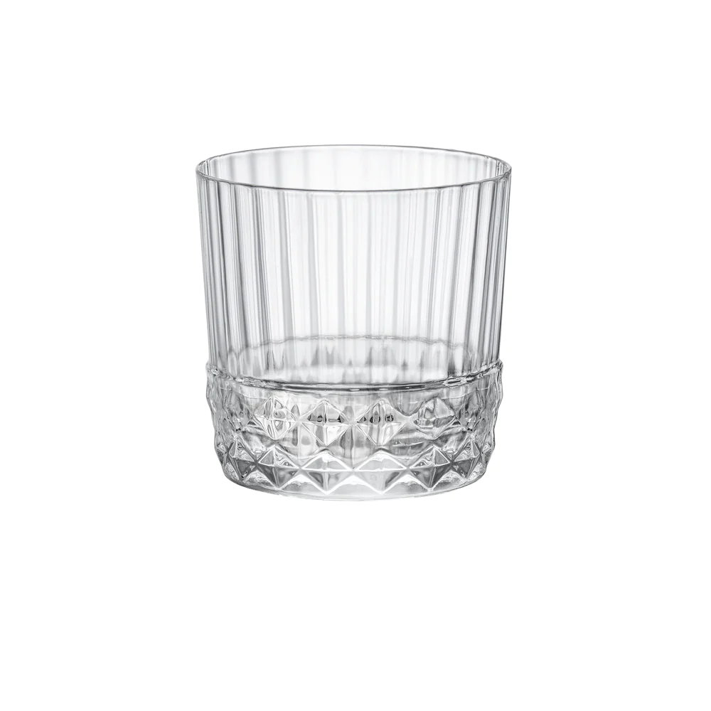 Boîte de 4 gobelets America forme basse 30 cl Bormioli Rocco