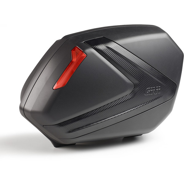 Givi - Paire de valises latérales V37 Noir / Carbone / Rouge