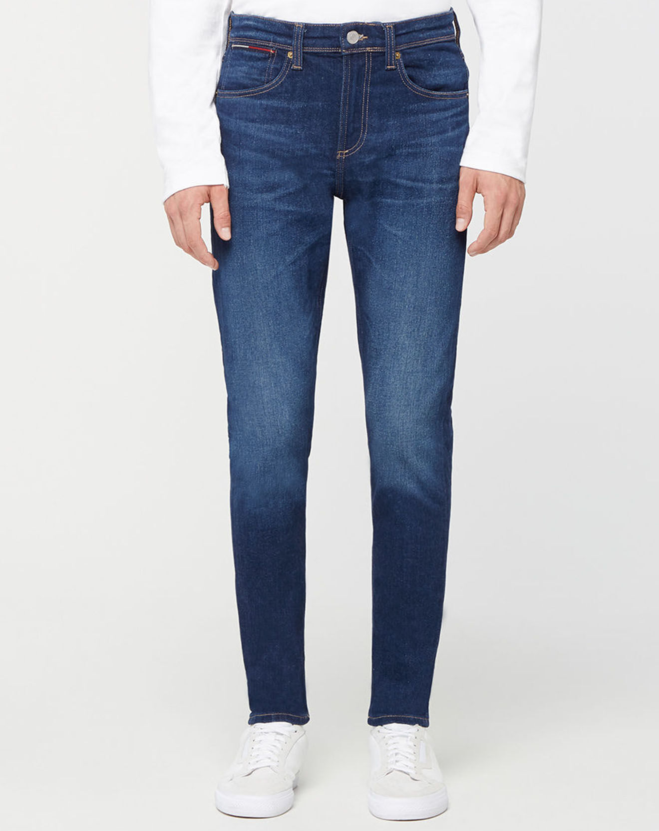Tommy Jeans Jean Skinny Miles bleu foncé