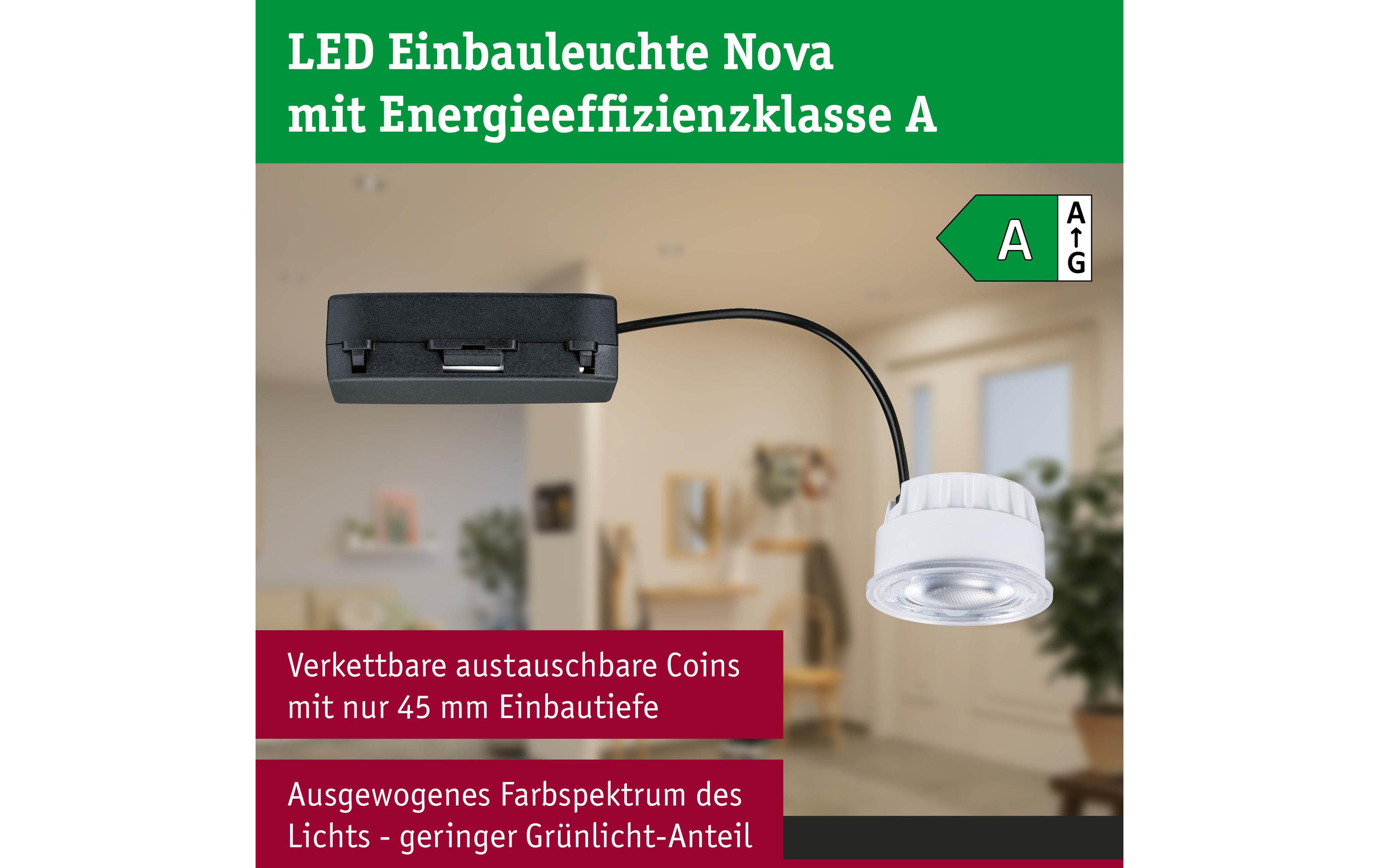 Einbauleuchte LED Coin NovaEnergieeffiziente und langlebige Beleuchtung