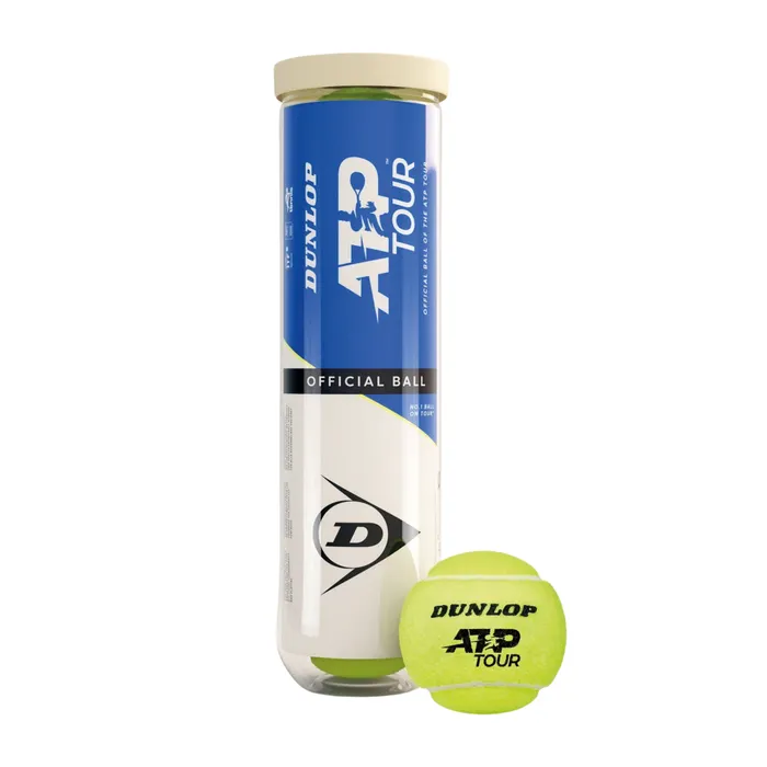 Dunlop ATP Tour Tennisballen (4-can)