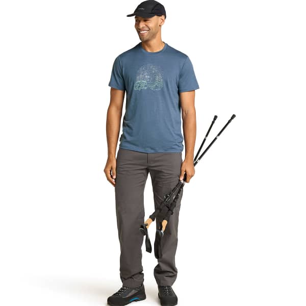 T-shirt randonnée ICEBREAKER M MERINO 150 TECH LITE III SS TEE DAWN