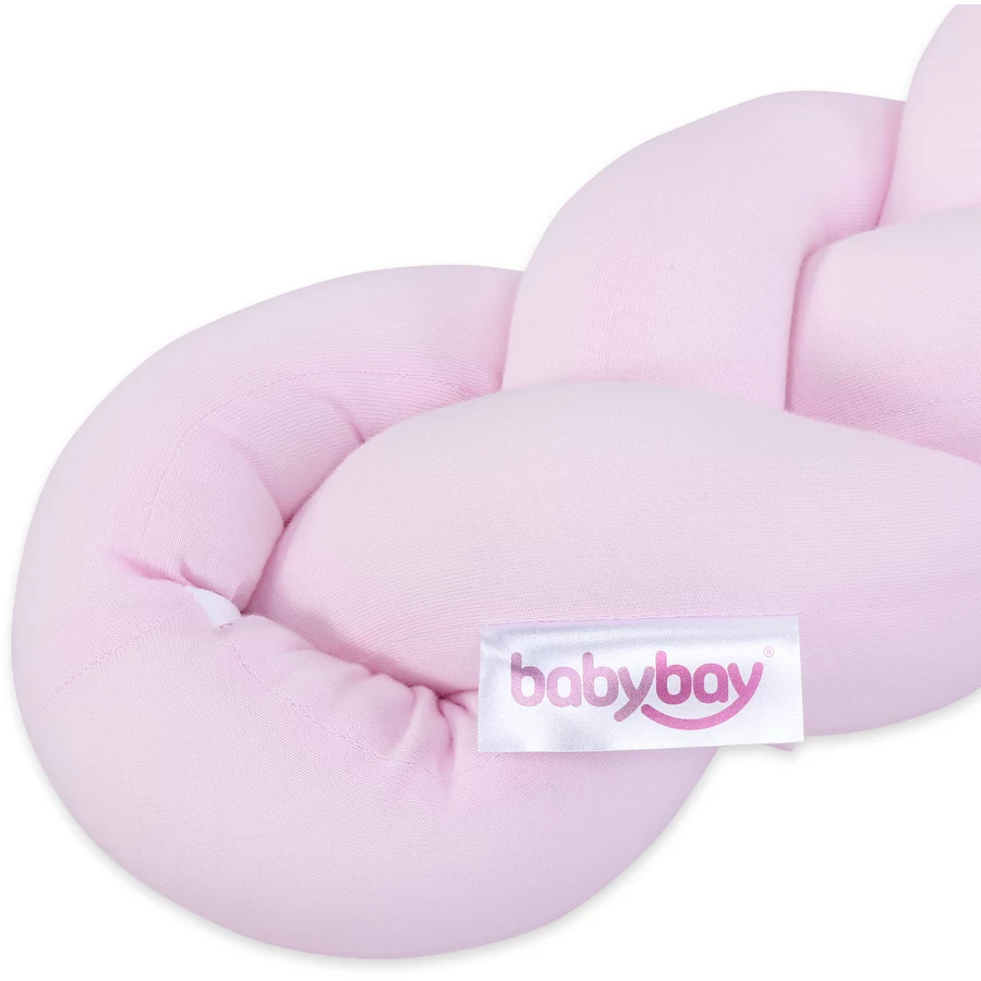 babybay® Nestchenschlange geflochten rosé