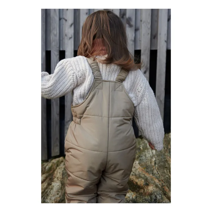 Liewood Salopette de Ski Olive Polyester Recyclé | Beige