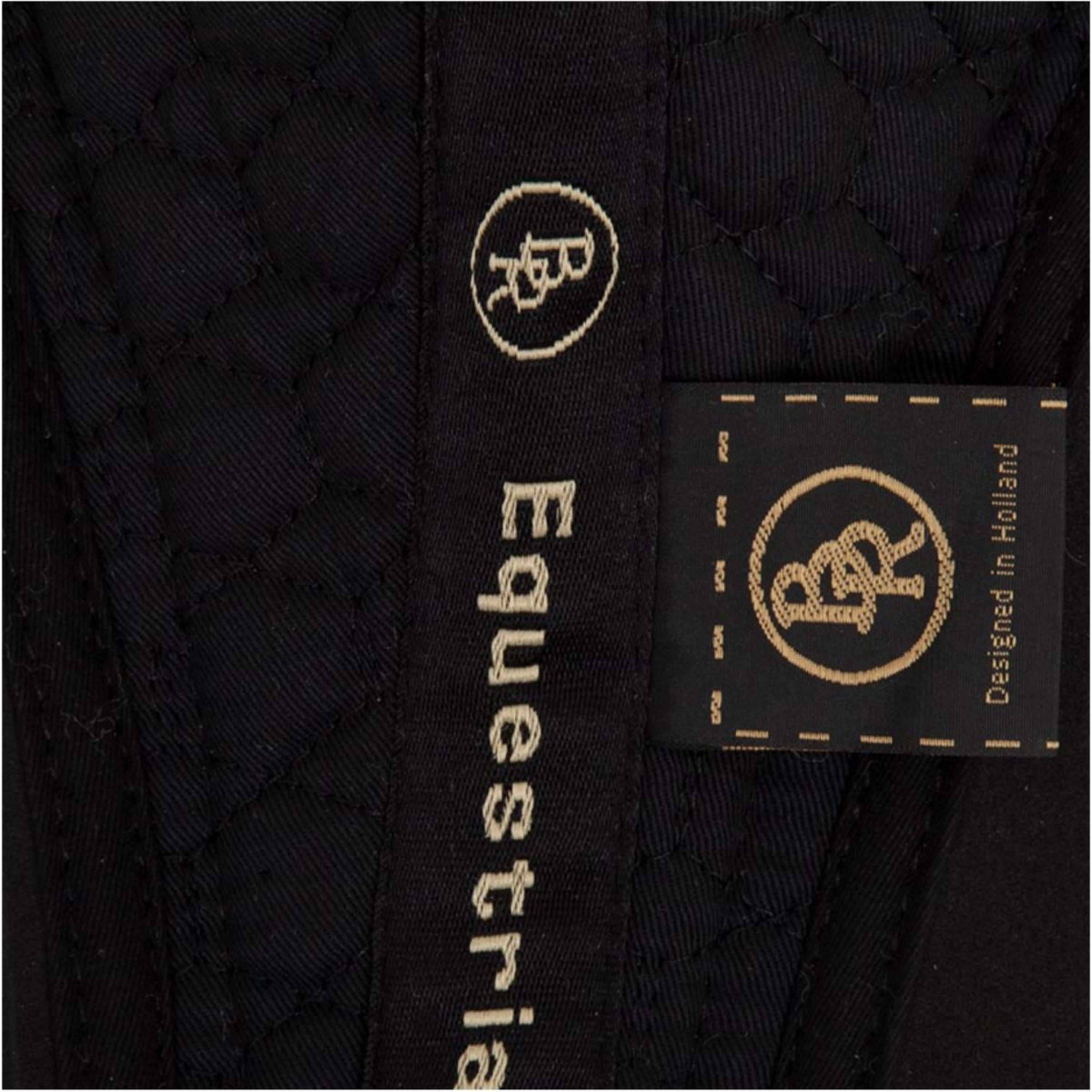 BR Zadelonderlegger Impact Vrij Wervelkanaal Sheepskin Zwart/Zwart