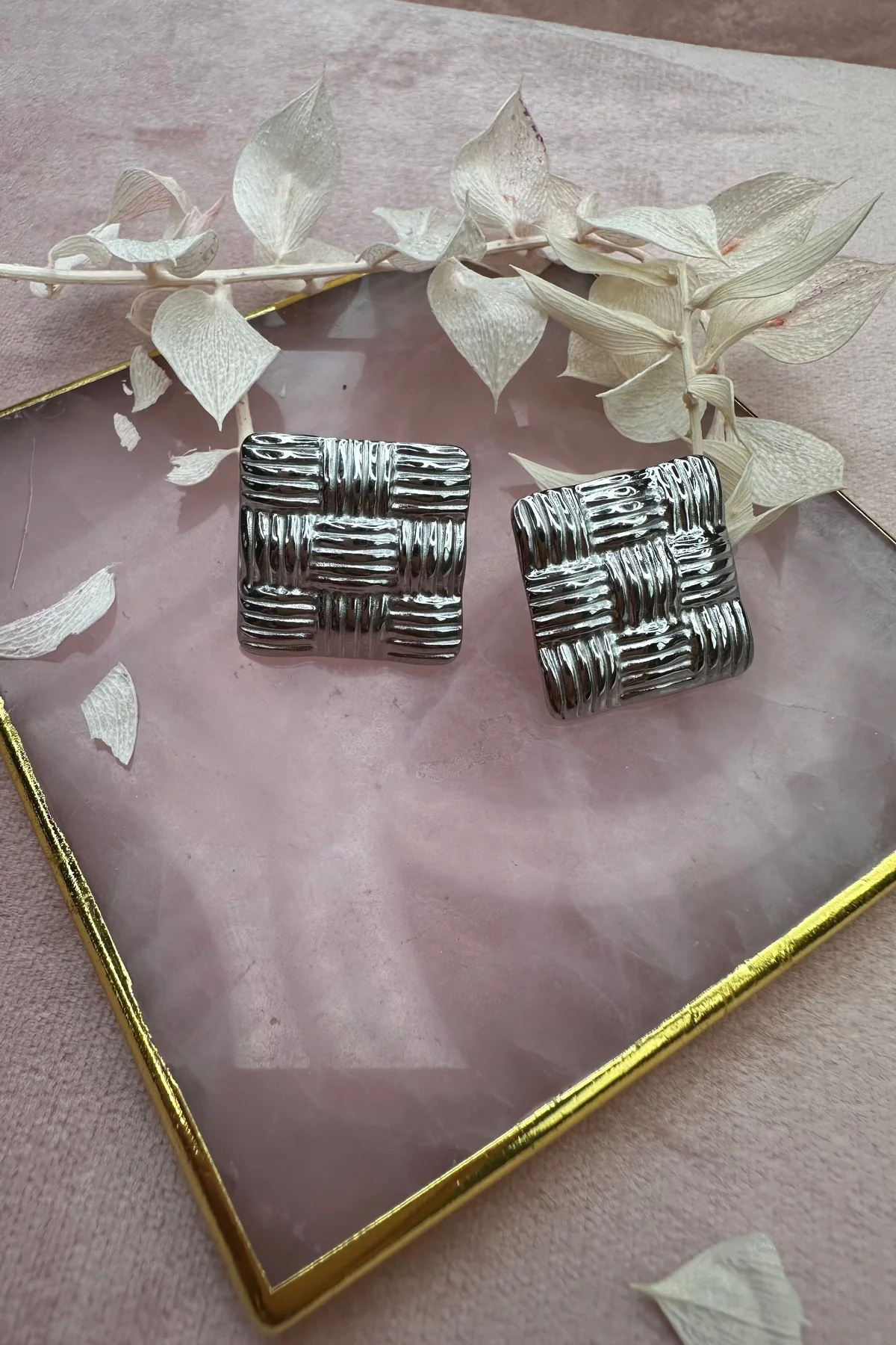 Mellow Moon Square Earrings BME17130540