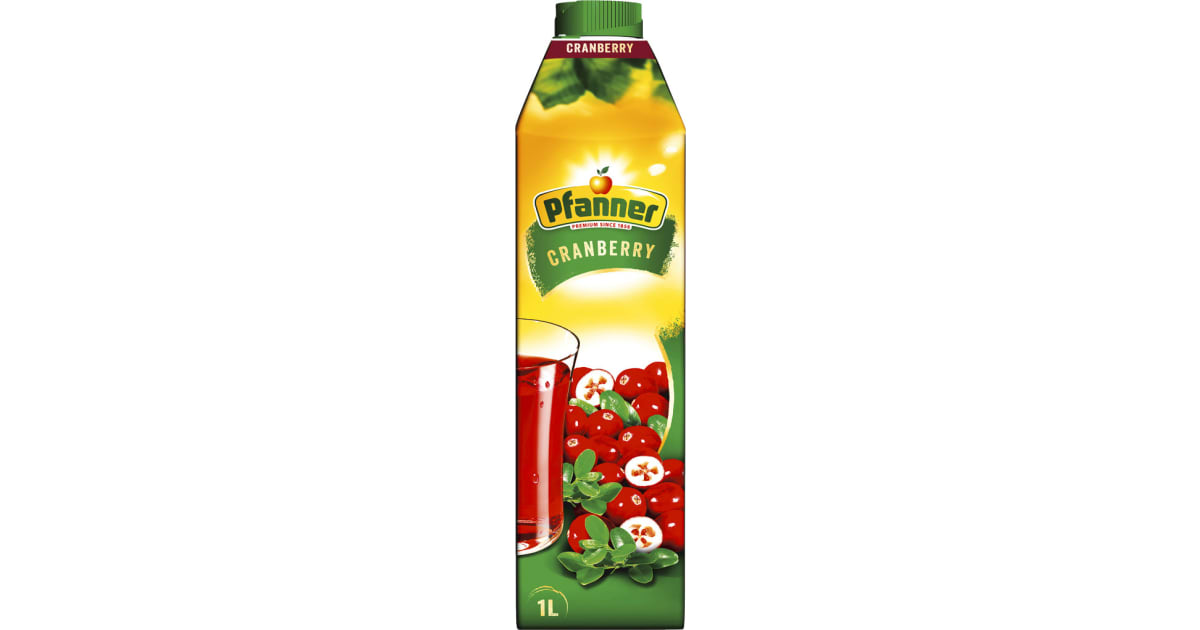 Pfanner Cranberry 1,0 Liter (Einweg)