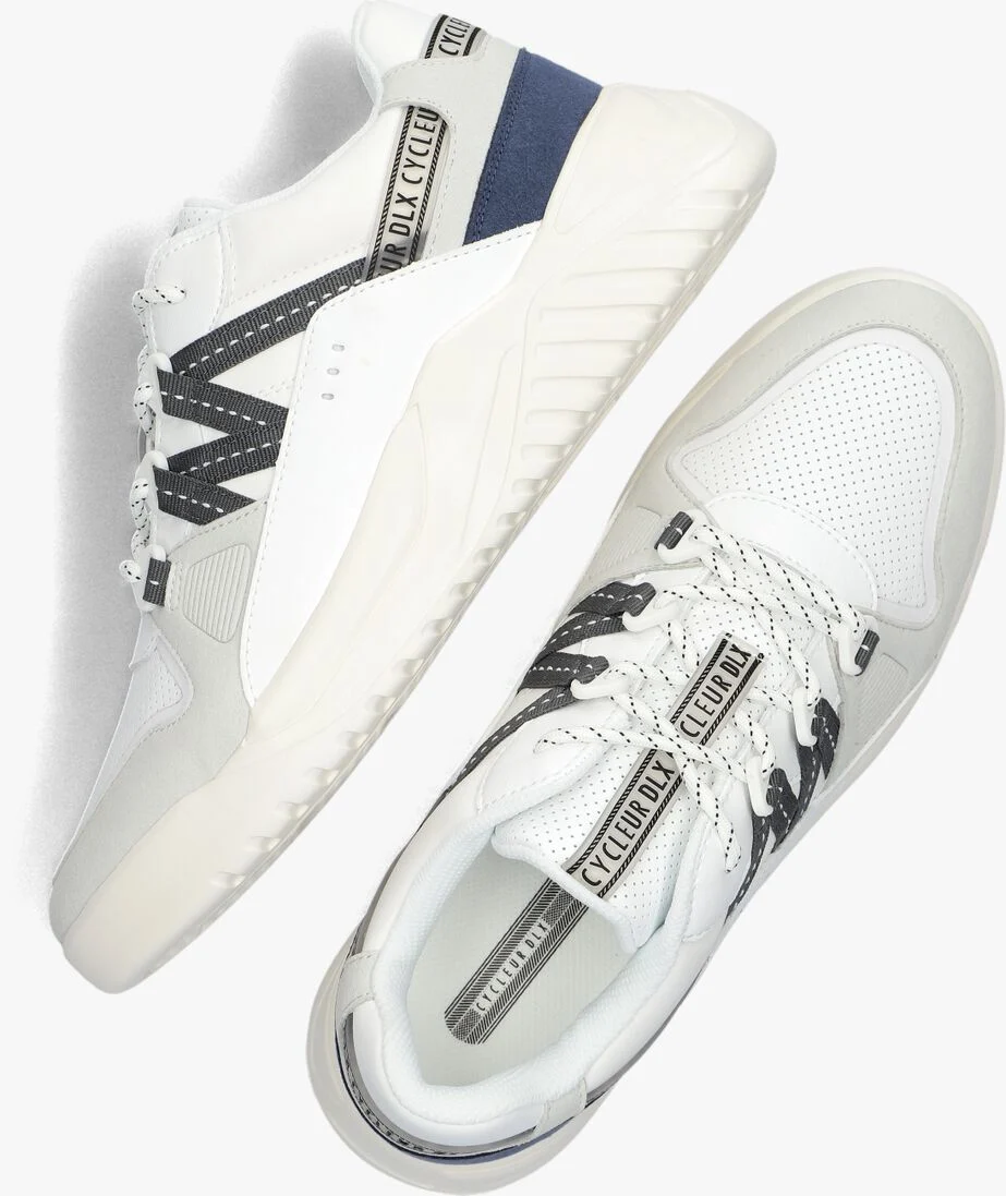 CYCLEUR DE LUXE witte cycleur de luxe lage sneakers webber