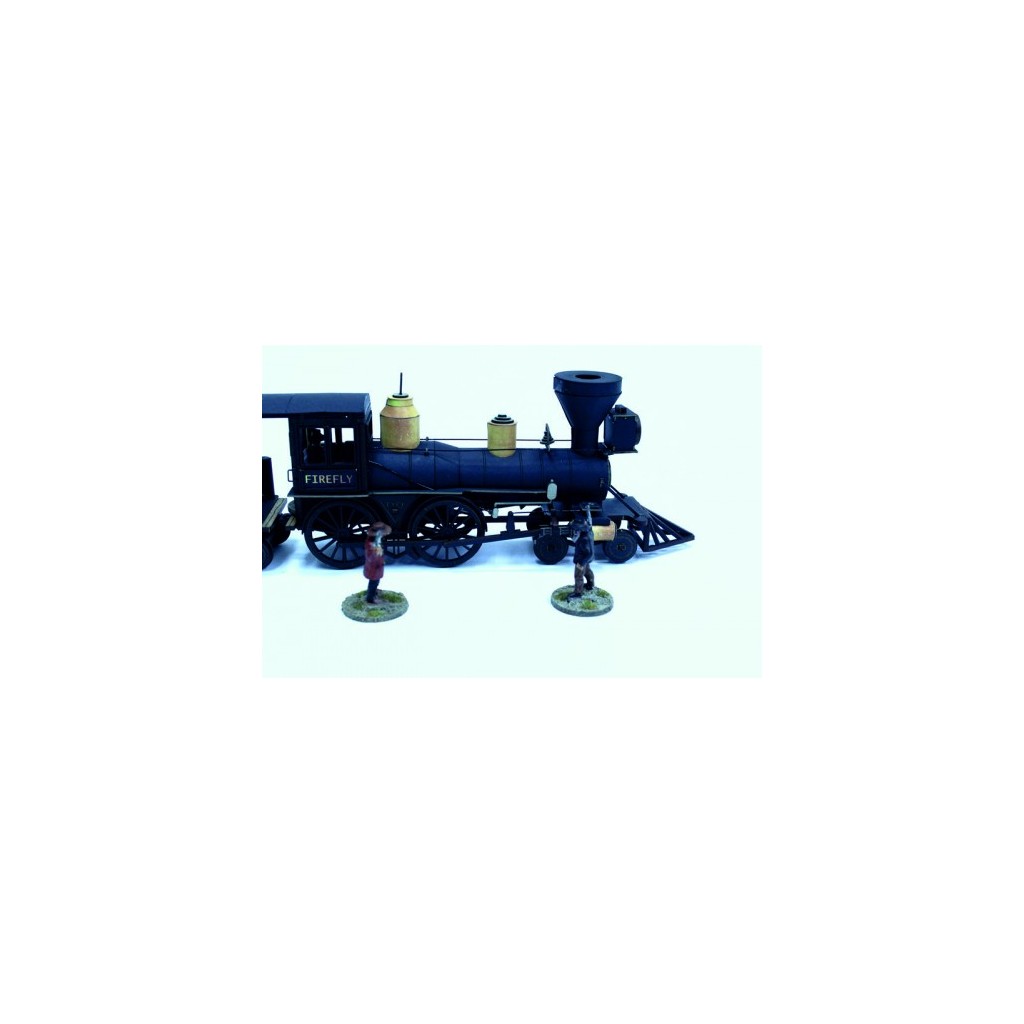 19th C. American Steam Locomotive (Black)