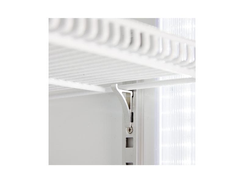 Kibernetik Gewerbekühlschrank Gastro Rechts Kühlschrank, Freistehend, Schwarz/Weiss