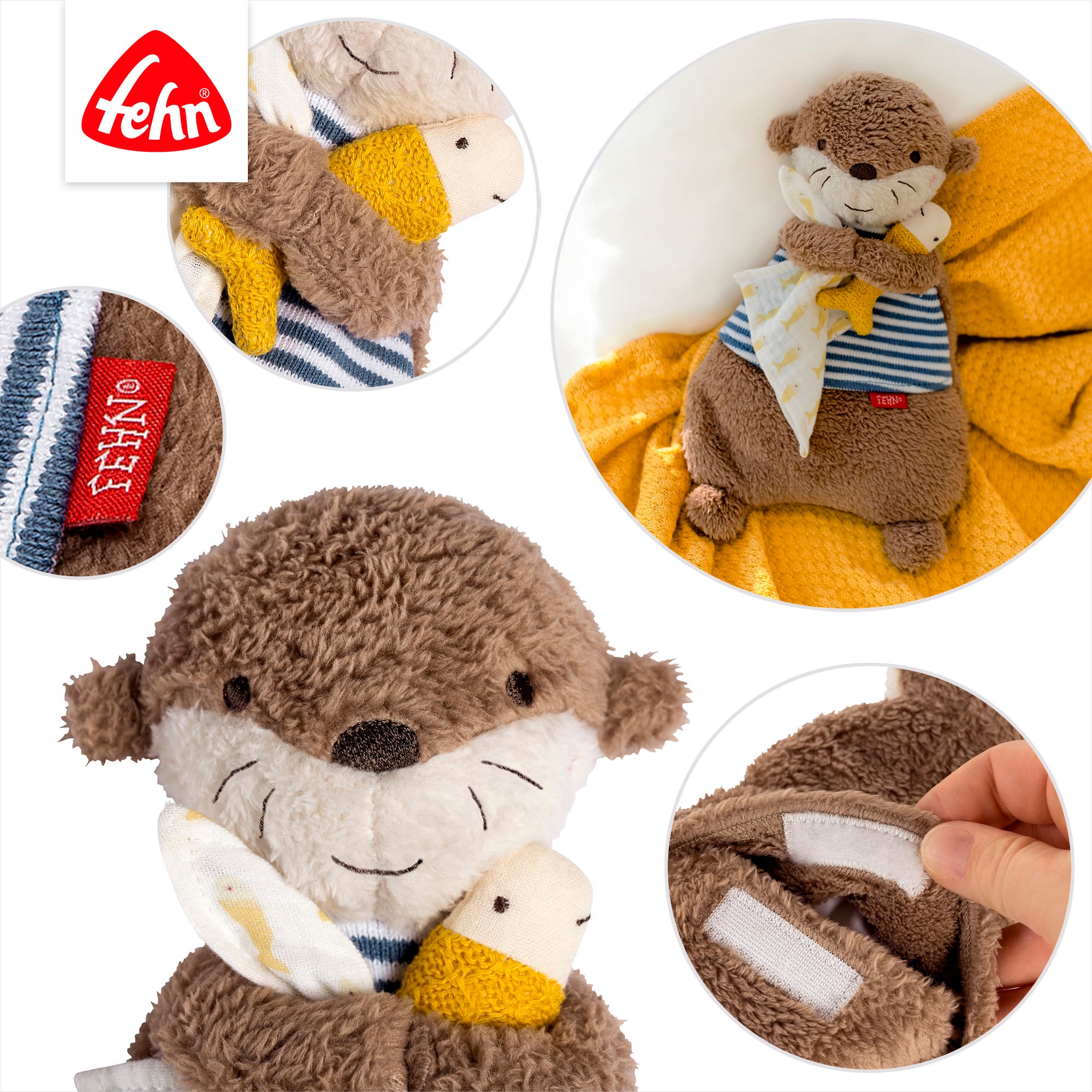 Fehn Wärmekissen »Otter Theo« mit entnehmbarem Wärme- / Kältesäckchen