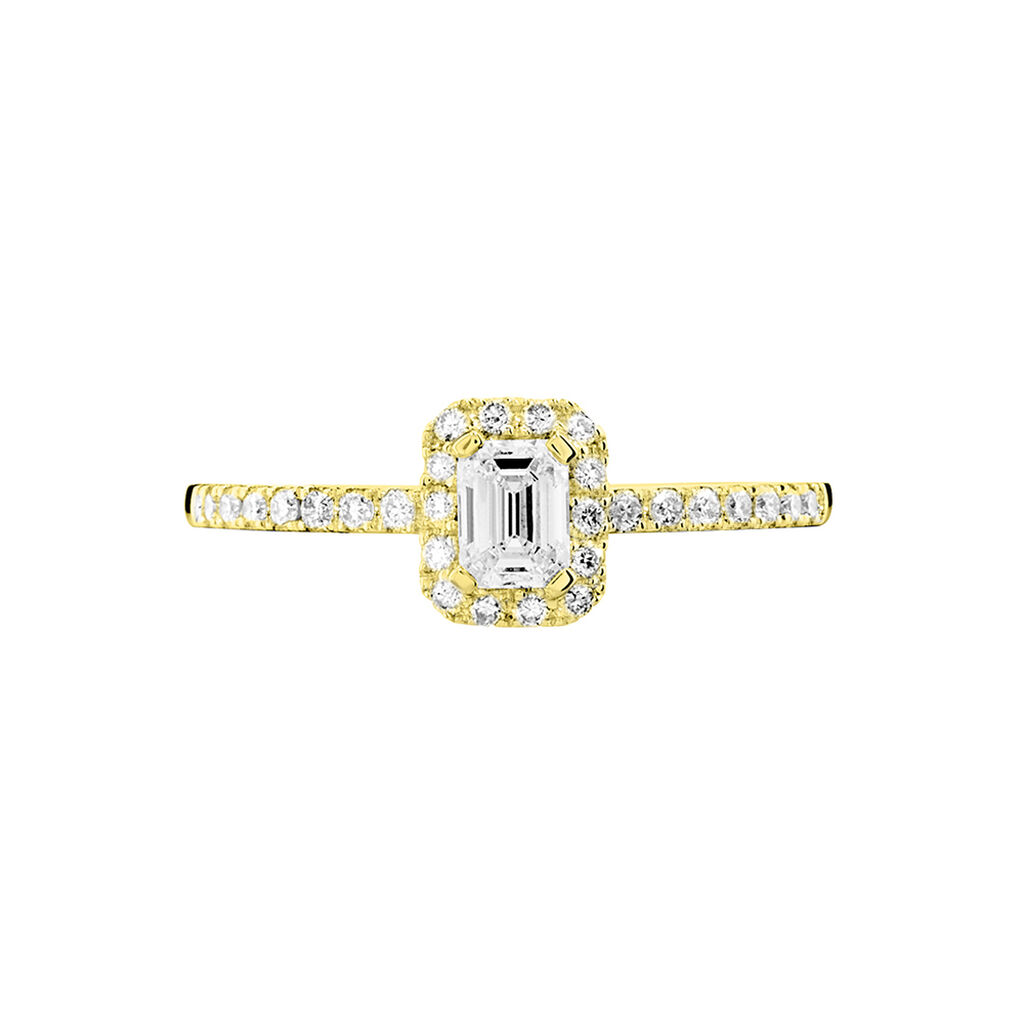 Bague Solitaire Barbara Or Jaune Diamant