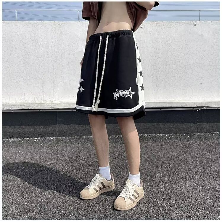 Blueforce - Shorts met trekkoord en letters