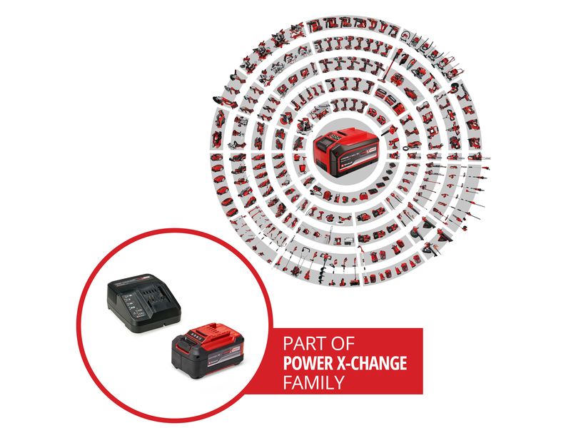 Einhell 5.2 Ah PXC Starter-Kit Universeller Akku für alle Power X-Change Geräte