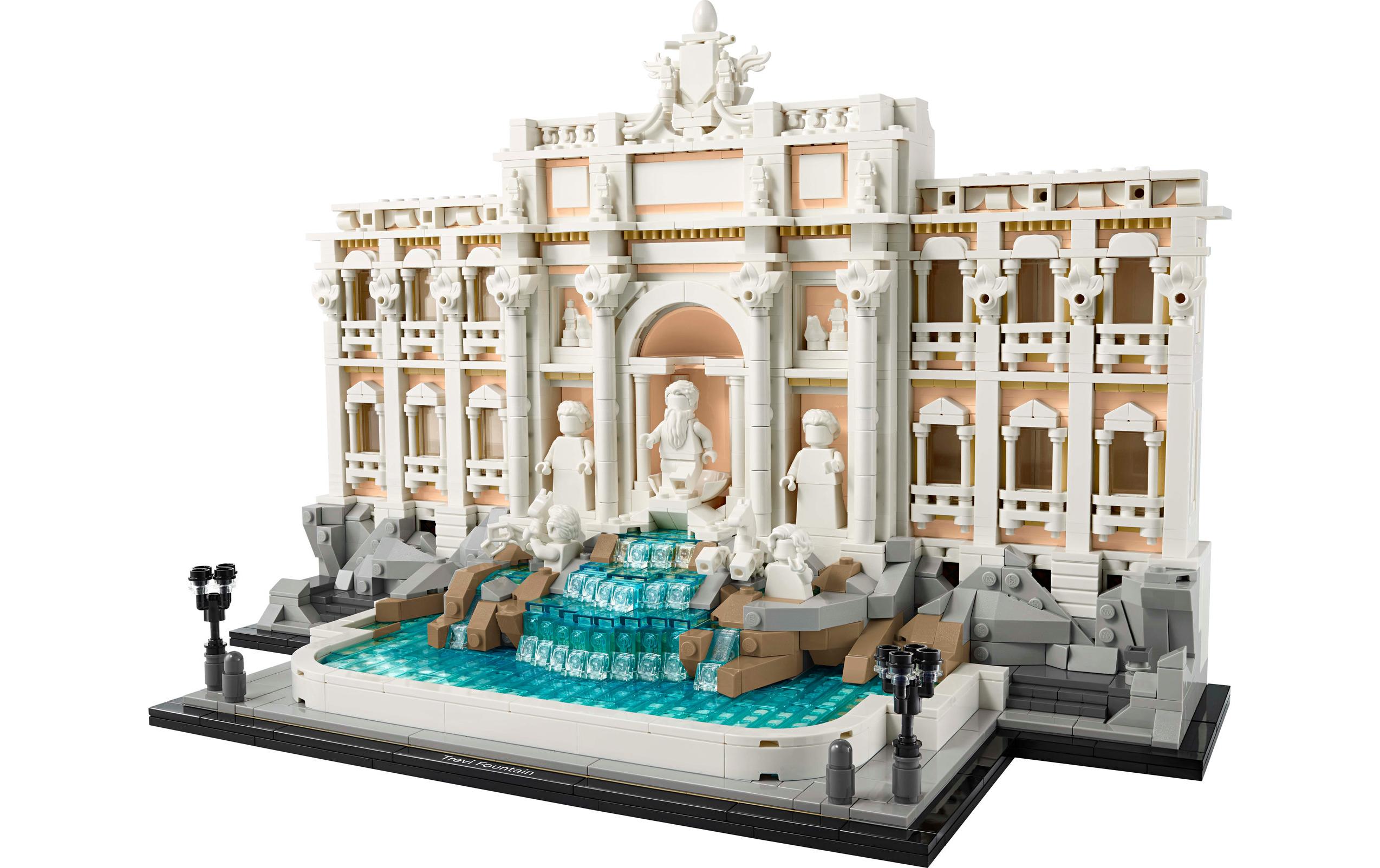 Architecture Trevi-Brunnen 21062<br>Modell eines berühmten Wahrzeichens Roms des Trevi-Brunnens