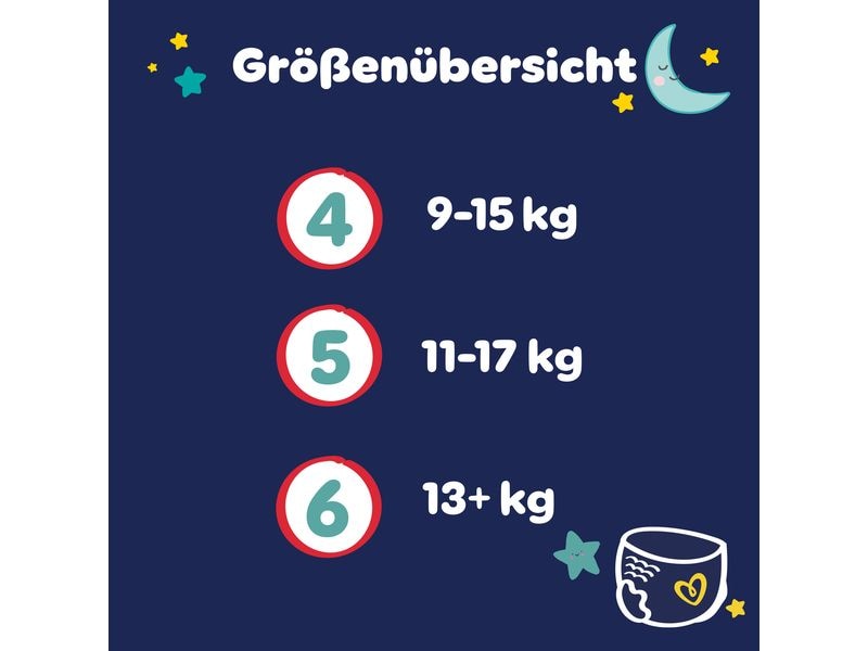 Pampers Nachtwindeln Baby Dry Night Pants Grösse 5 Monatsbox 12-17 kg, 160 Stück